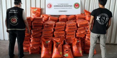 Sınır kapısında ele geçirildi! '500 metrekare alanı etkiler'