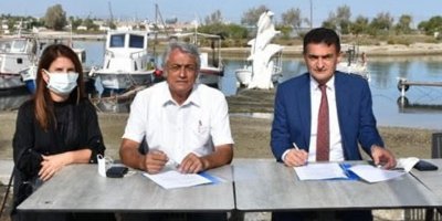 Laguna’da bulunan arazi,Balıkçılık ve Su ürünleri kooperatifi’nin kullanımına açıldı