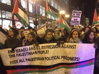 Chicago'da toplanan binlerce gösterici Trump'ın Kudüs kararını protesto etti