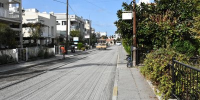 Girne’de asfaltlama çalışmaları gerçekleştirildi