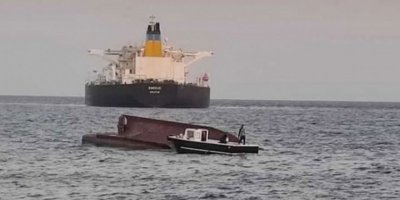 Yunan tankeri ile Türk balıkçı teknesi çarpıştı