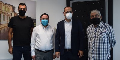 LTB Başkanı Mehmet Harmancı, Göç-Taş’ı kabul etti