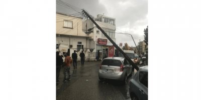 Ozanköy’de hortum zarara yol açtı