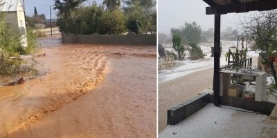 Yağmur Karpaz’da hayatı olumsuz etkiledi