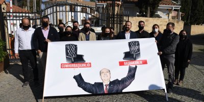 KTAMS Cumhurbaşkanlığı önünde protesto eylemi düzenledi