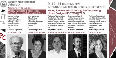 DAÜ mimarlık bölümü ve DAÜ KENT-AG uluslararası kentsel dizayn konferansı düzenleyecek