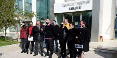 GÜÇ-SEN'den Kamu Hizmeti Komisyonu'na siyah çelenk