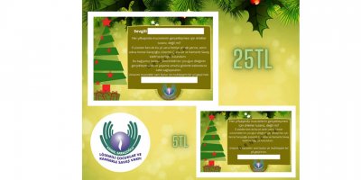 Kemal Saraçoğlu vakfı yılbaşı umut kartlarını satışa sundu