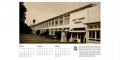 DAÜ mimarlık fakültesi 2021 ahmet vural  behaeddin takvimi hazırladı