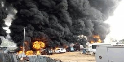 Nijerya'da akaryakıt tankeri patladı: 6 ölü