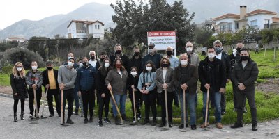 Girne Belediyesi’nde Ağaçlandırma çalışmaları devam ediyor