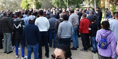 Güneyde çalışan işçiler eylem yapıyor