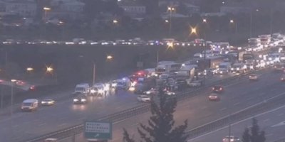 Esenyurt TEM Otoyolu'nda zincirleme kaza
