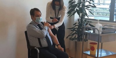 Anastasiadis ikinci doz aşıyı oldu