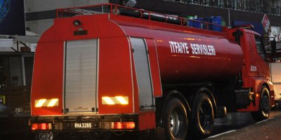 Girne’de, apartmanda yangın!