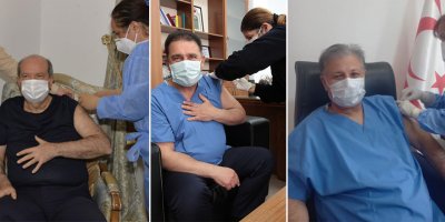 Tatar, Saner ve Pilli bugün ikinci doz aşıyı yaptırdı