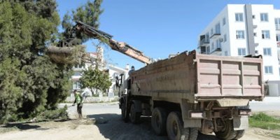 Gönyeli’de temizlik için harekete geçildi