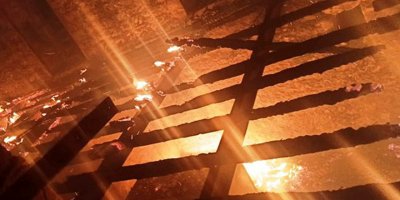 Tarihi St Hilarion Kalesi’nin görüntüleri yürek burktu.