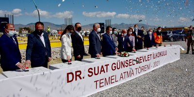Dr. Suat Günsel Devlet İlkokulu’nun temeli törenle atıldı