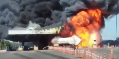 Brezilya'da deodorant yüklü kamyon patladı: 4 ölü, 8 yaralı