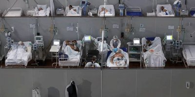 Brezilya'da salgının başlangıcından bu yana günlük en yüksek ölü sayısı