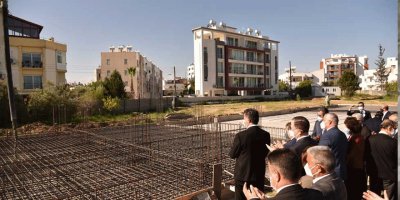 Lefkoşa’ya yeni lise yapılıyor... Temel atma töreni yapıldı