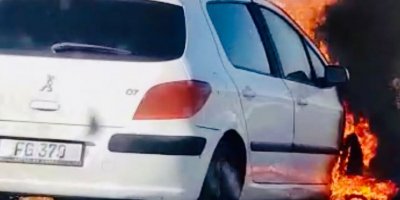 Araç yangını!