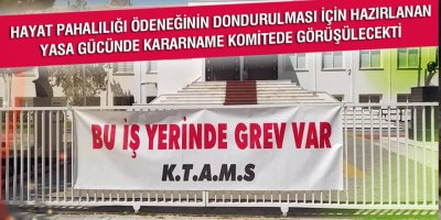 Meclis çalışanları grevde!