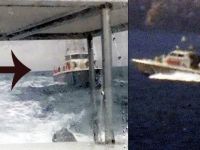 Ege'de sıcak dakikalar! Türk sahil güvenlik botu, Yunan botlarına engel oldu