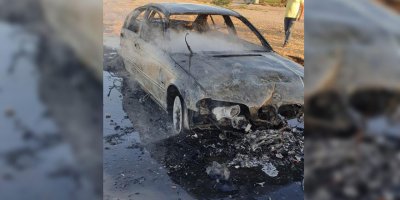 Kazada alev alan aracın şoförü bulundu