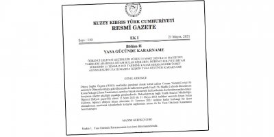 Yasa gücünde kararname çıkarıldı