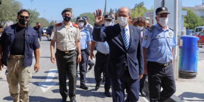 Cumhurbaşkanı Tatar, Metehan sınır kapısı'nı ziyaret etti