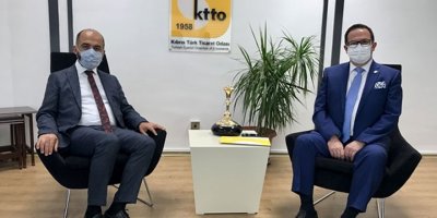 KEİ Koordinatörü Cihan, KTTO Başkanı Deniz ile görüştü