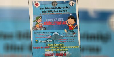 ‘İki vakit namaza, bir bisiklet’