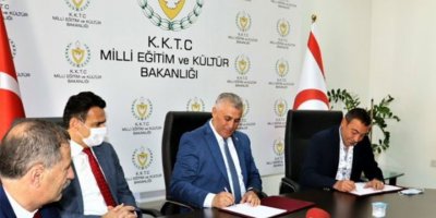 15. Okulun protokolü imzalandı