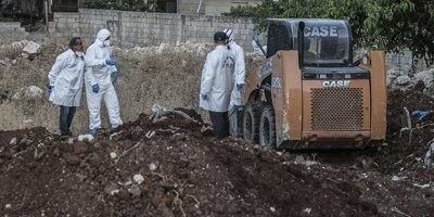 Afrin'de toplu mezardan çıkarılan ceset sayısı 61'e yükseldi