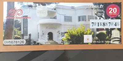 350 Bin TL talihlisine teslim edildi