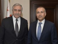 Akıncı, Büyükelçilik Müsteşarı Mehmet Apak’ı kabul etti