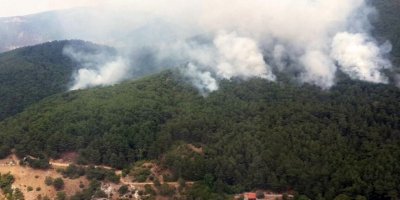Kazdağları'nda orman yangını
