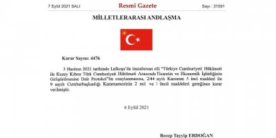 Protokol onaylandı!