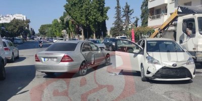 LTB önünde trafik kazası!