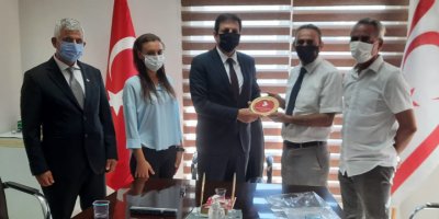 TKP heyeti Girne Kaymakamı Güneş'i ziyaret etti