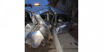 Tatlısu yakınlarında trafik kazası...