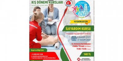 Girne Belediyesi sosyal yaşam merkezi’nin ilk yardım kurslarına kayıtlar sürüyor