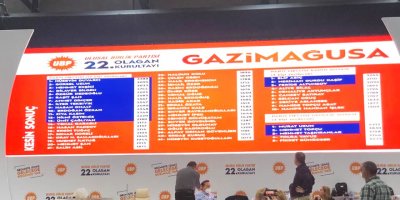 UBP Mağusa PM üyeleri belirlendi