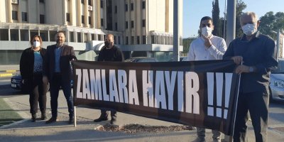 3 sendika zamları ve pahalılığı protesto eylemi yaptı