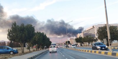 Hamitköy’deki çöplük alanda yangın çıktı