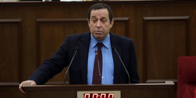 Denktaş, meclise veda konuşması yaptı