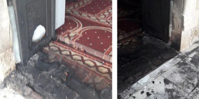 Larnaka’daki caminin kundaklanmasıyla ilgili son durum Rum basınında