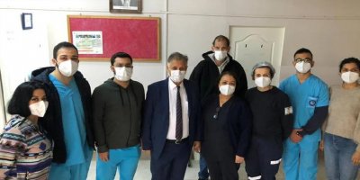 Sağlık Bakanı Pilli, belediye ve sağlık merkezlerini ziyaret etti